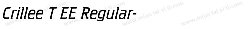 Crillee T EE Regular字体转换